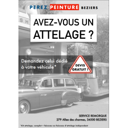 ATTELAGE TOUS VEHICULES Perez-remorque Béziers